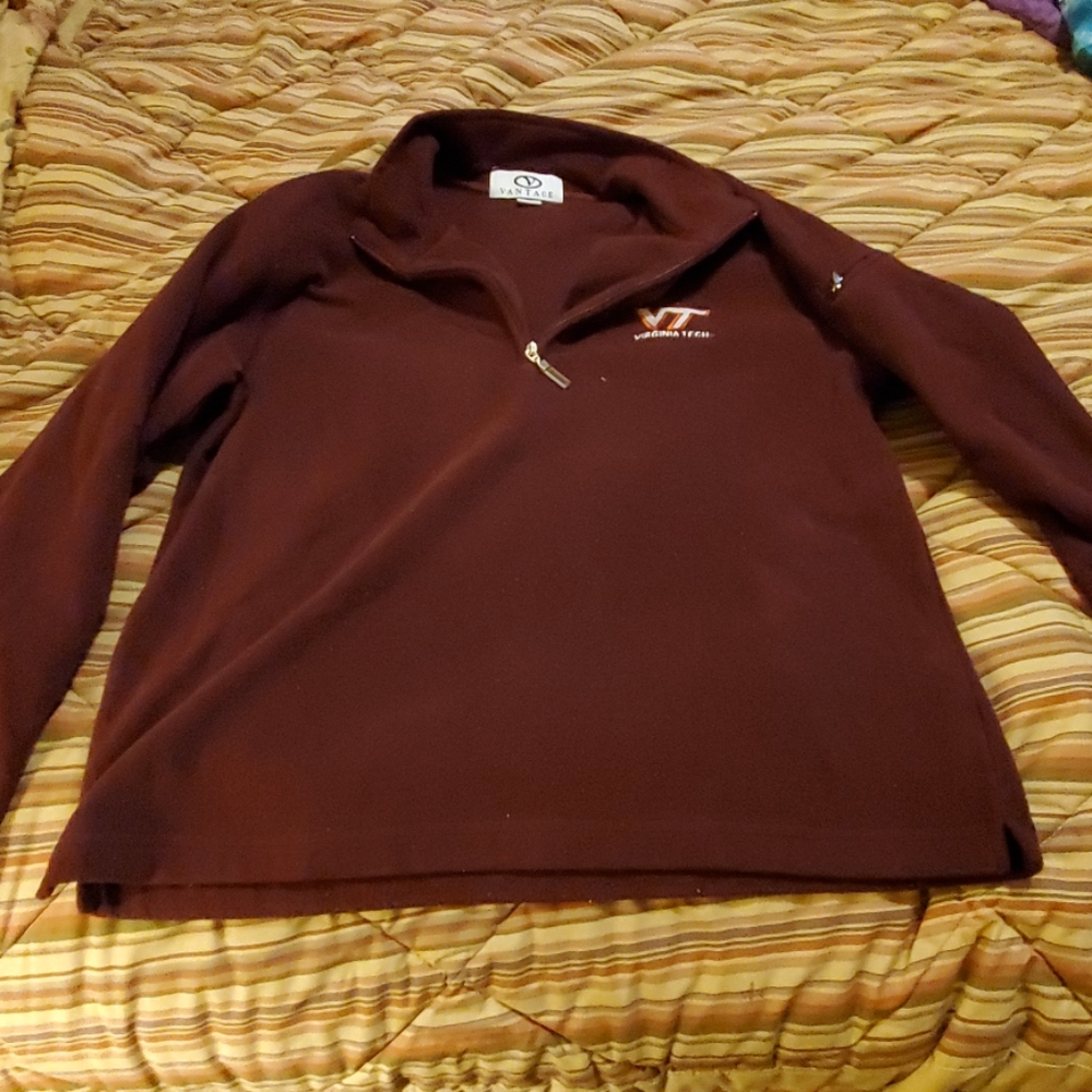 Virginia Tech 1/4 zip fleece